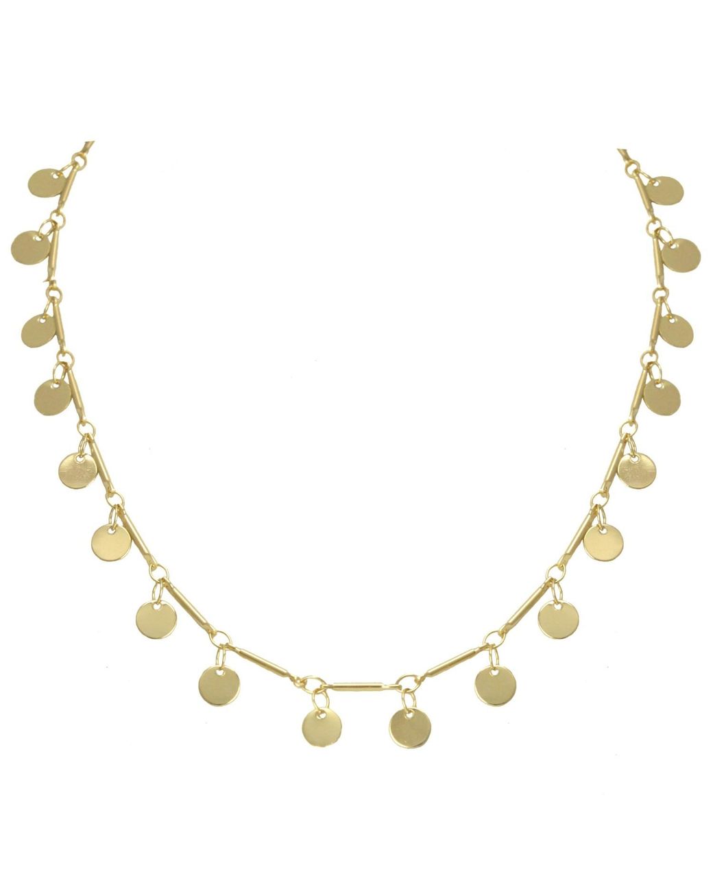 Marcia Moran Metallic Adalyn Coins Necklace