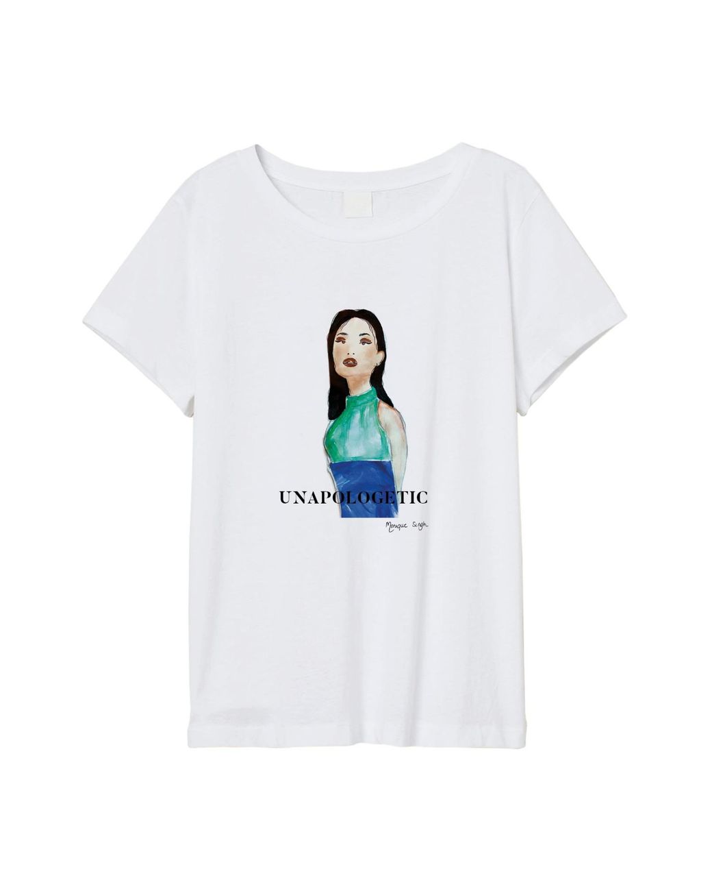 Monique Singh White Unapologetic T-Shirt