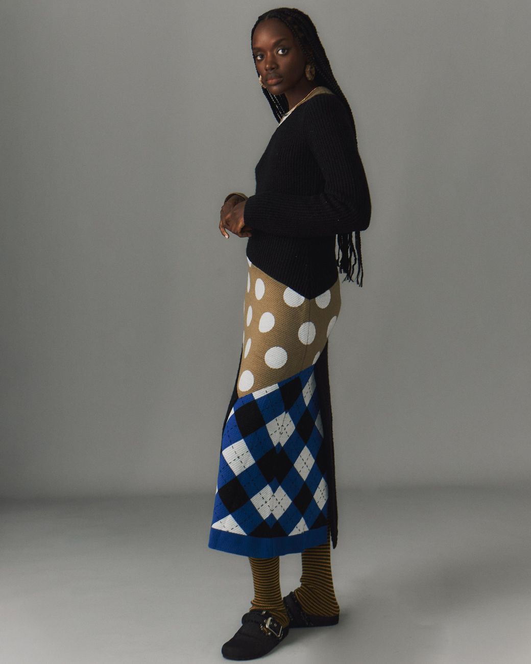 Fully Fashioning Black Khai Maxi Dress