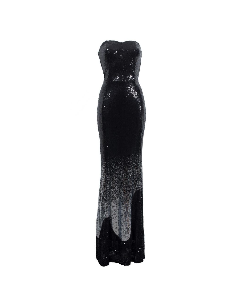 Laura Daili Black Off-Shoulder Elegance Gown