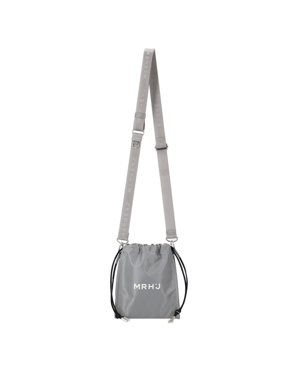MARHEN.J Black Recycled Nylon Mini Cross Bag