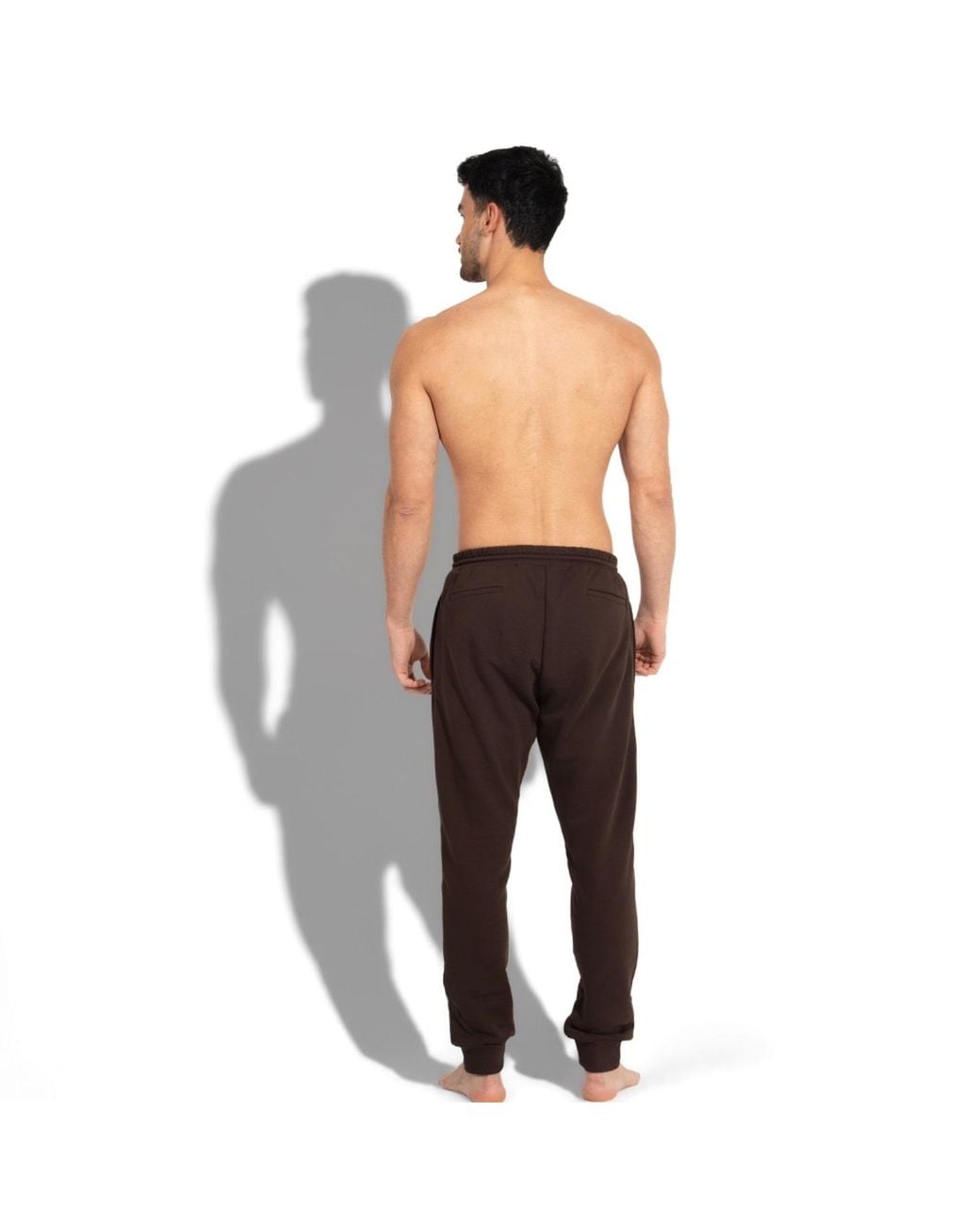 Maison Tangerine Brown Tobacco Premium Cotton Zip-Up Hoodie & Joggers Tracksuit Set For