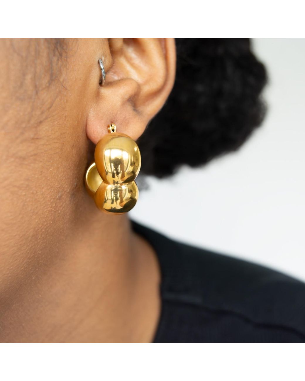 Superdivajewellery Metallic Bubble Earrings