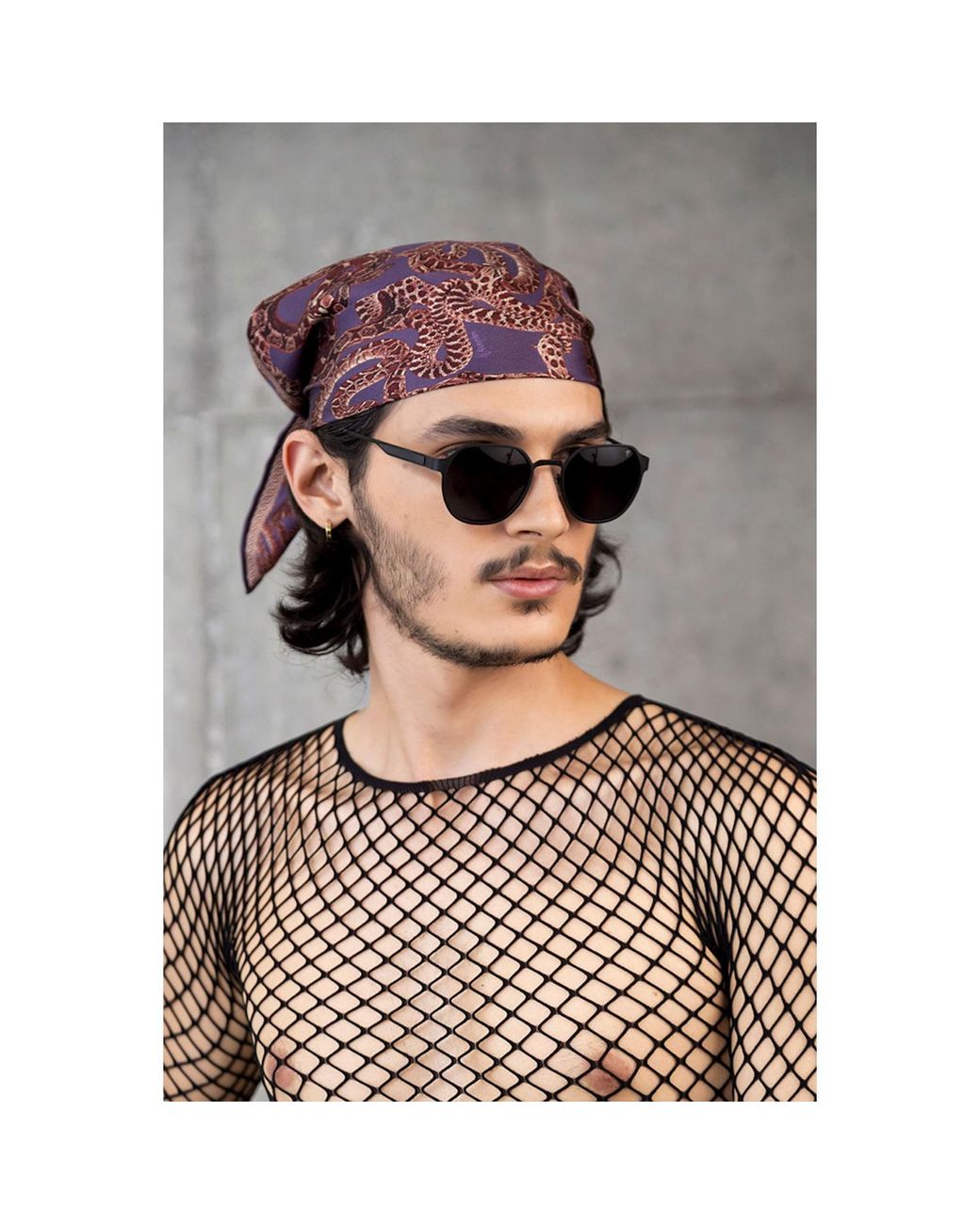 Monzlapur New York Gray Classic Mesh Top for men