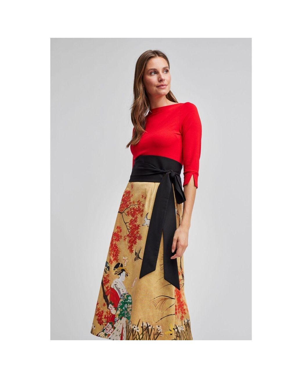 Marianna Déri Orange Geisha Skirt