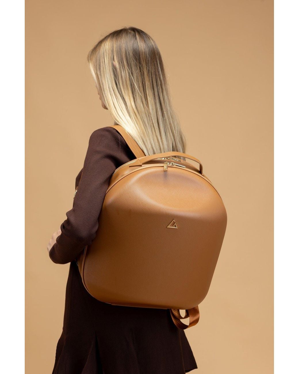 Le Trap Brown London Hat Backpack