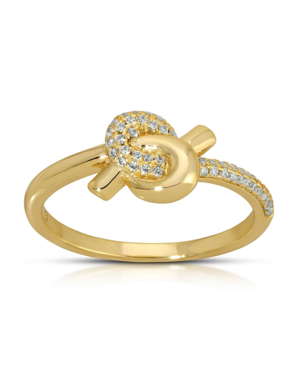 Native Gem Metallic Love Knot Ring