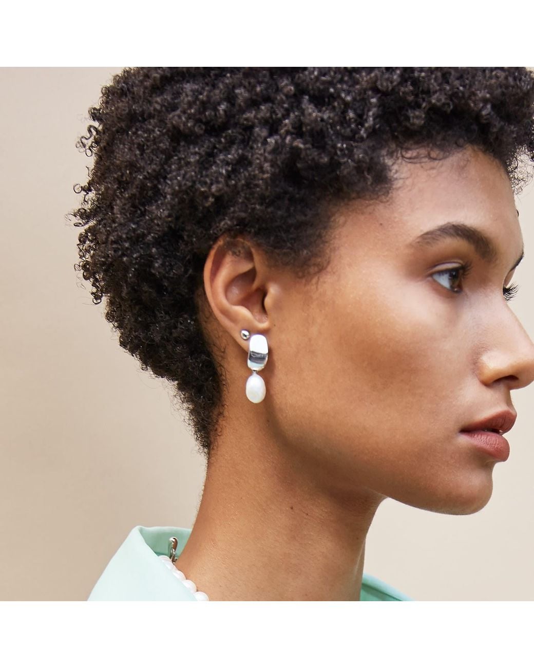 Biko Jewellery Metallic Mirage Pearl Studs