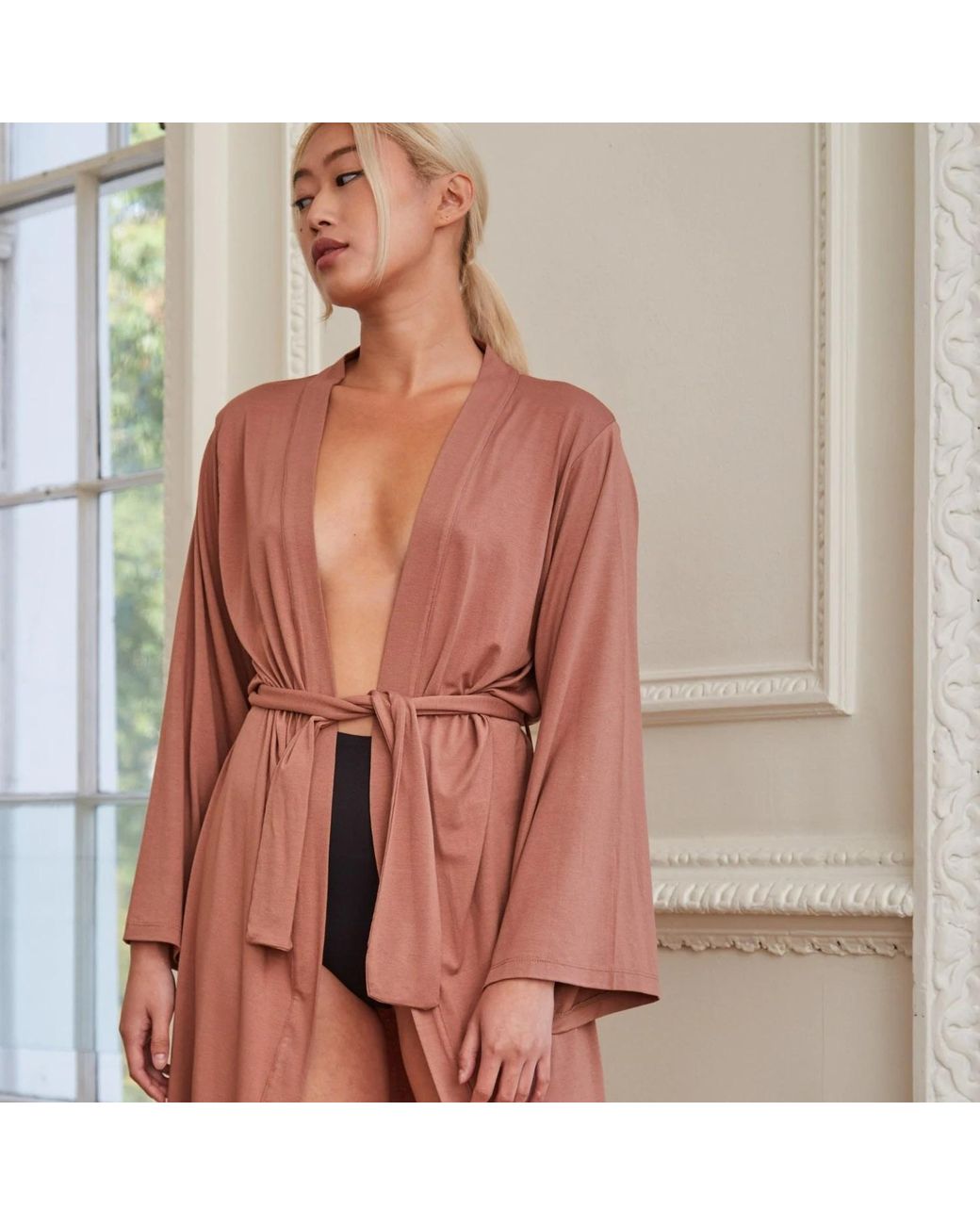 NUMBAT Brown Lorna Lounge Kimono