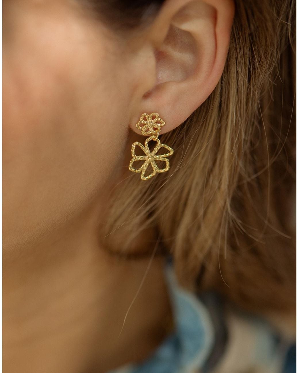 Marcia Moran Metallic Izara Earrings