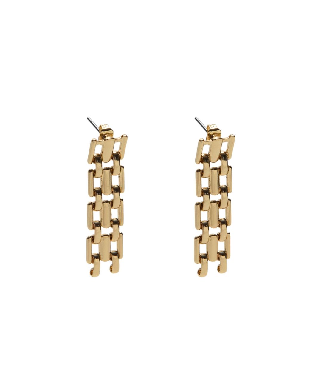Argento Vivo Metallic Panthera Link Earring