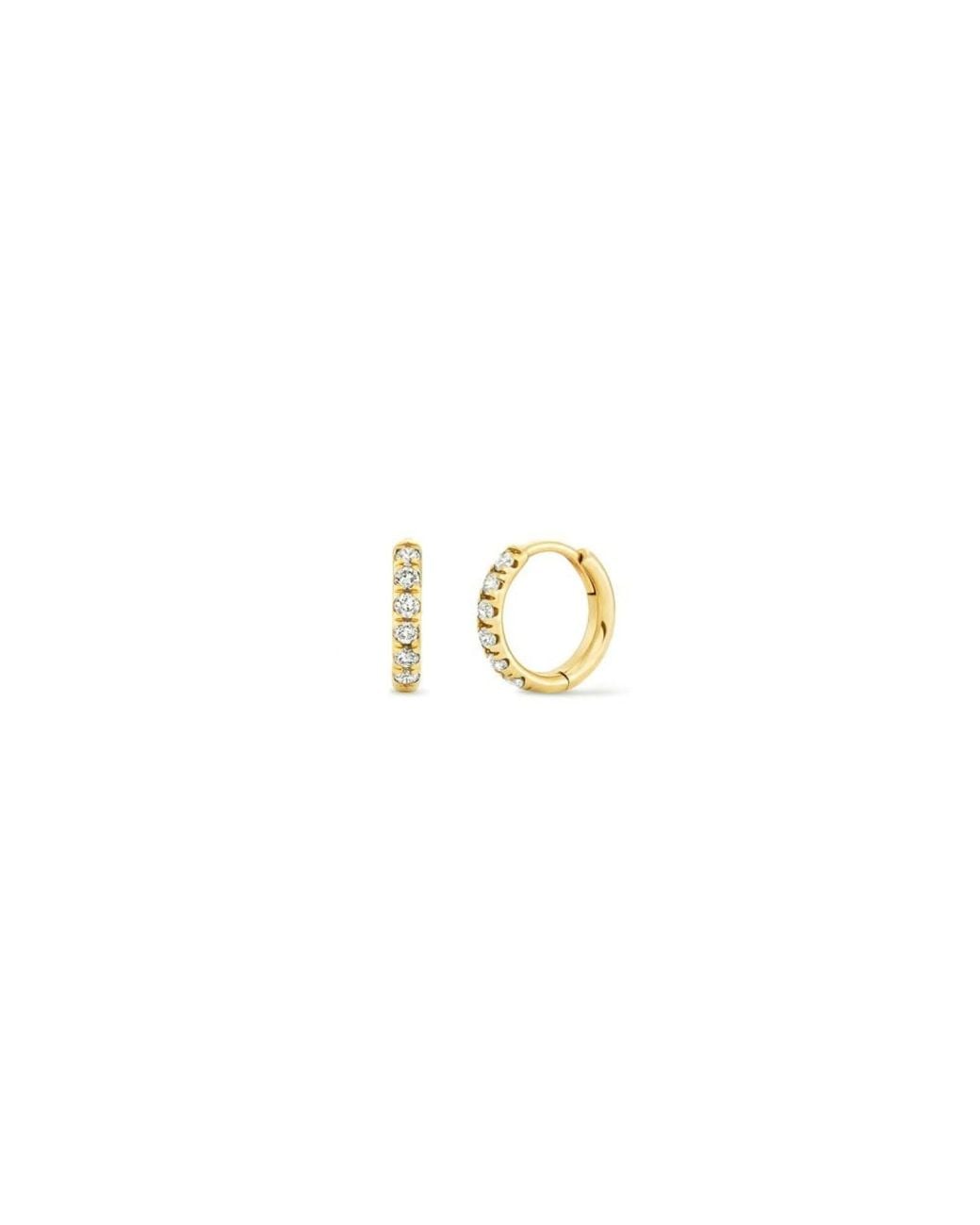Dinny Hall Metallic Mini Lab-Grown Diamond Huggie Hoops