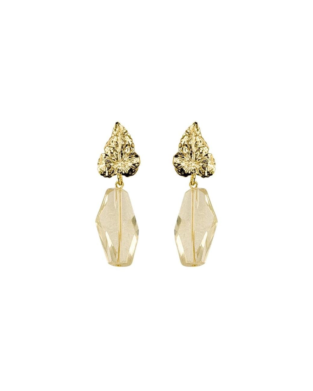 Stephanie Browne Australia Metallic Gloria Limone Earrings