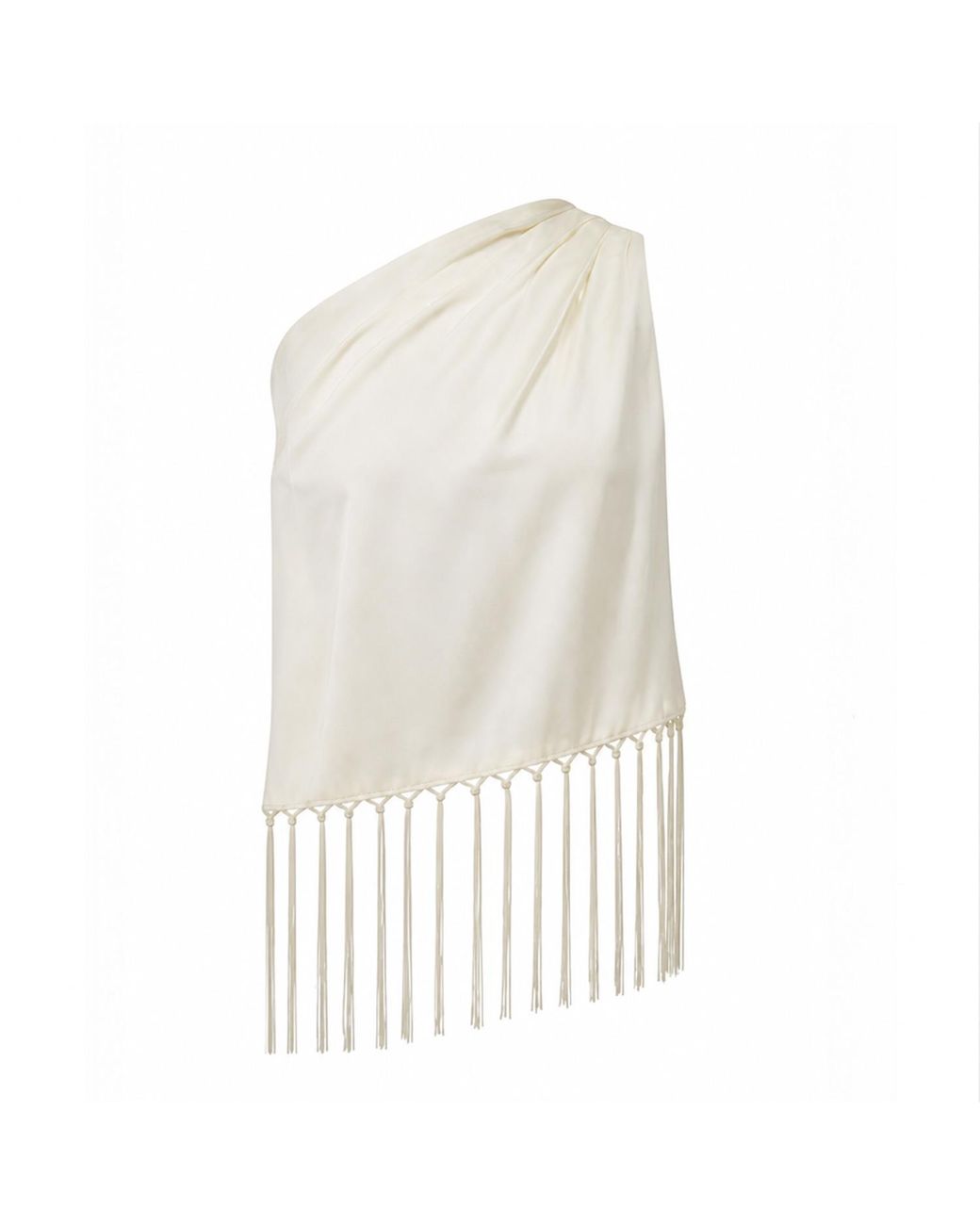 Tohen White Neutrals Manon Fringe Top 1