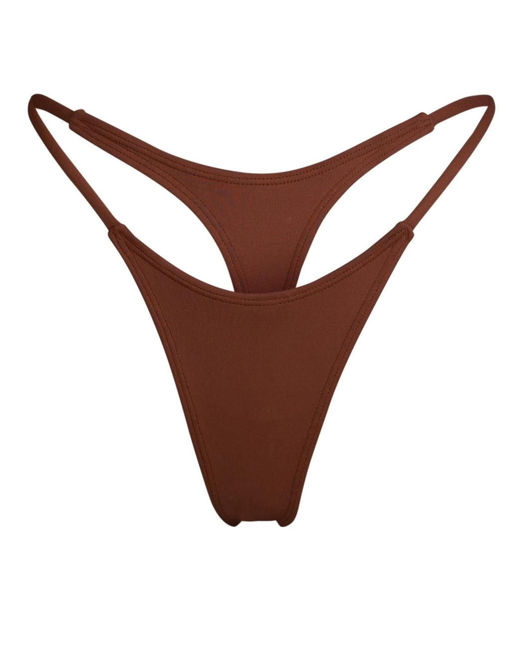 Minimale Animale Brown Wall Street Thong Bikini Bottom