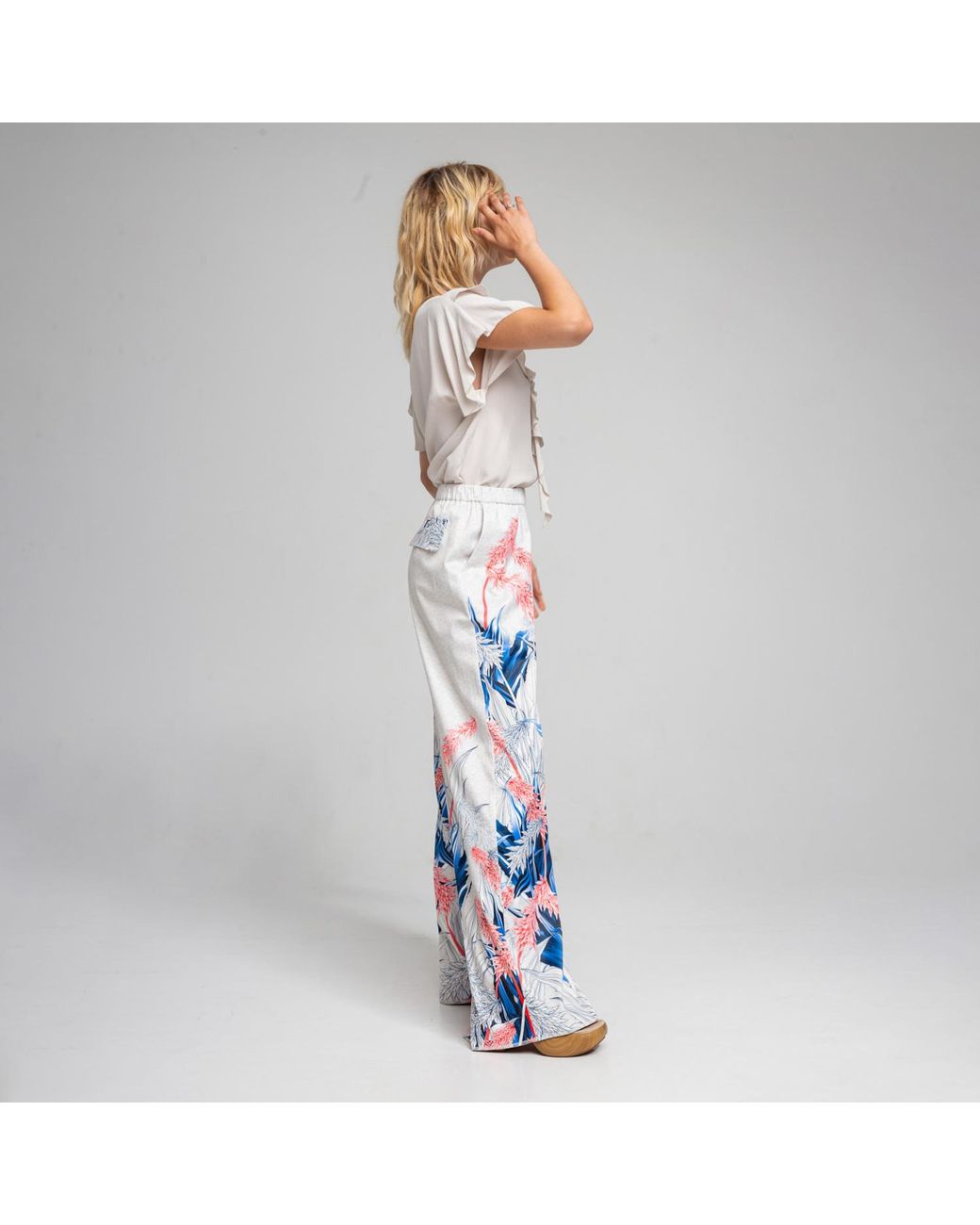 ARTISTA Blue Freya Palazzo Pants