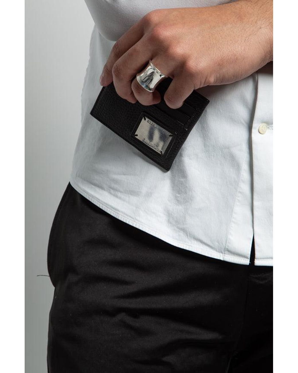 Ware Collective Black Shop Cardholder for men