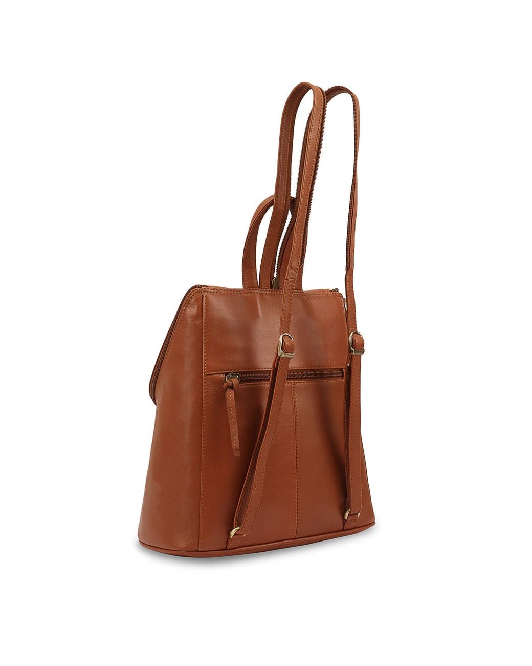 Lloyd Baker Brown Padma Leather Backpack