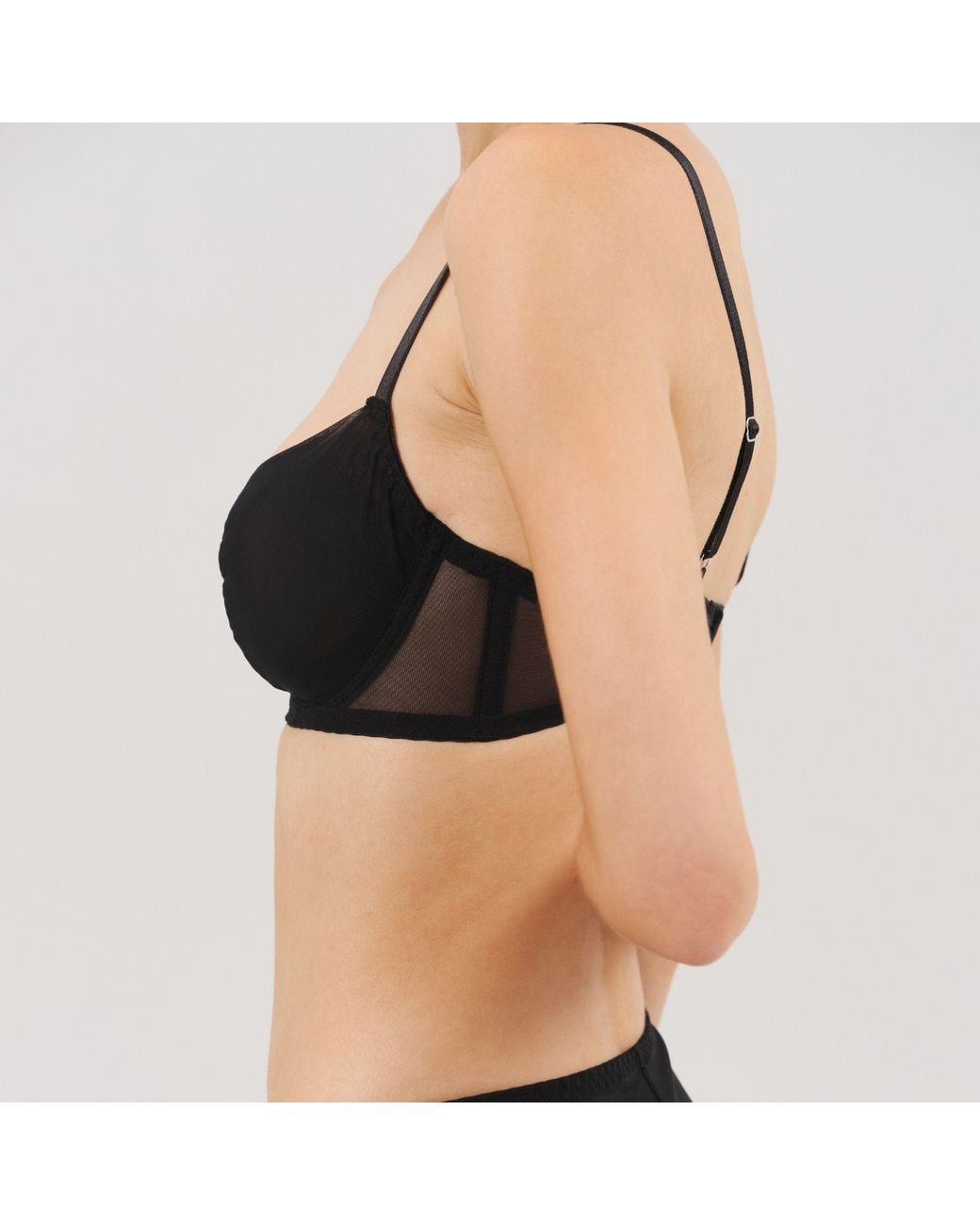 Daily Underwear Black Bra Base