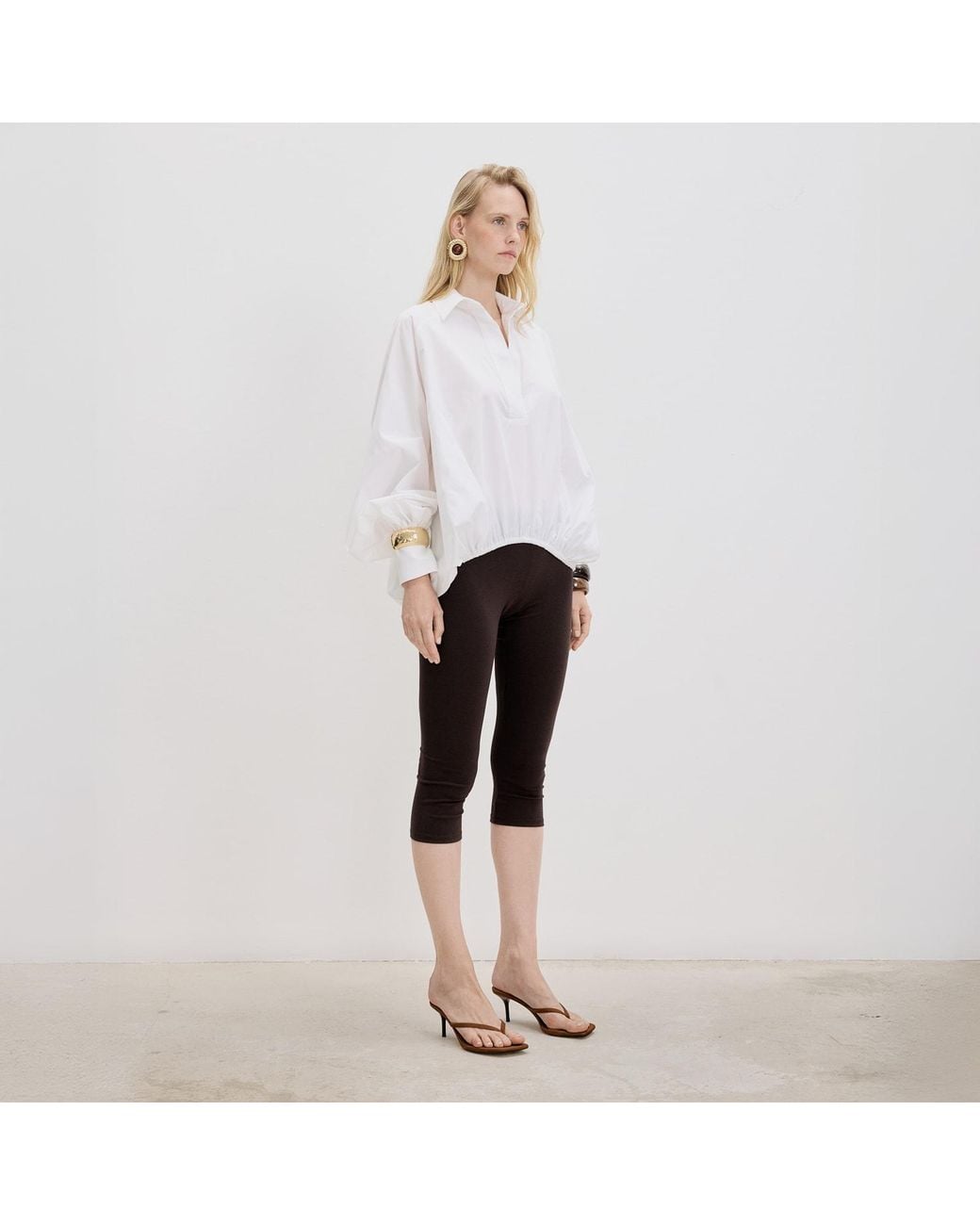Herfetch White Oversize Basic Shirt