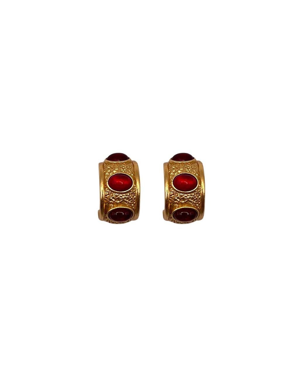 Les Reines Metallic Ruby Crown