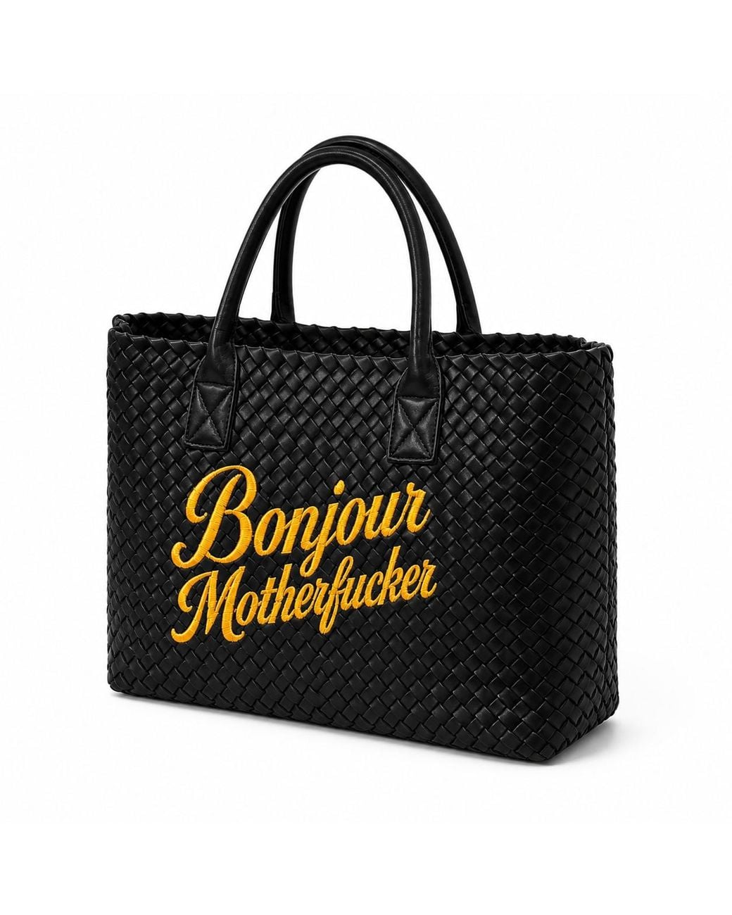 Lilly Loves Black Bonjour Motherfucker Bag
