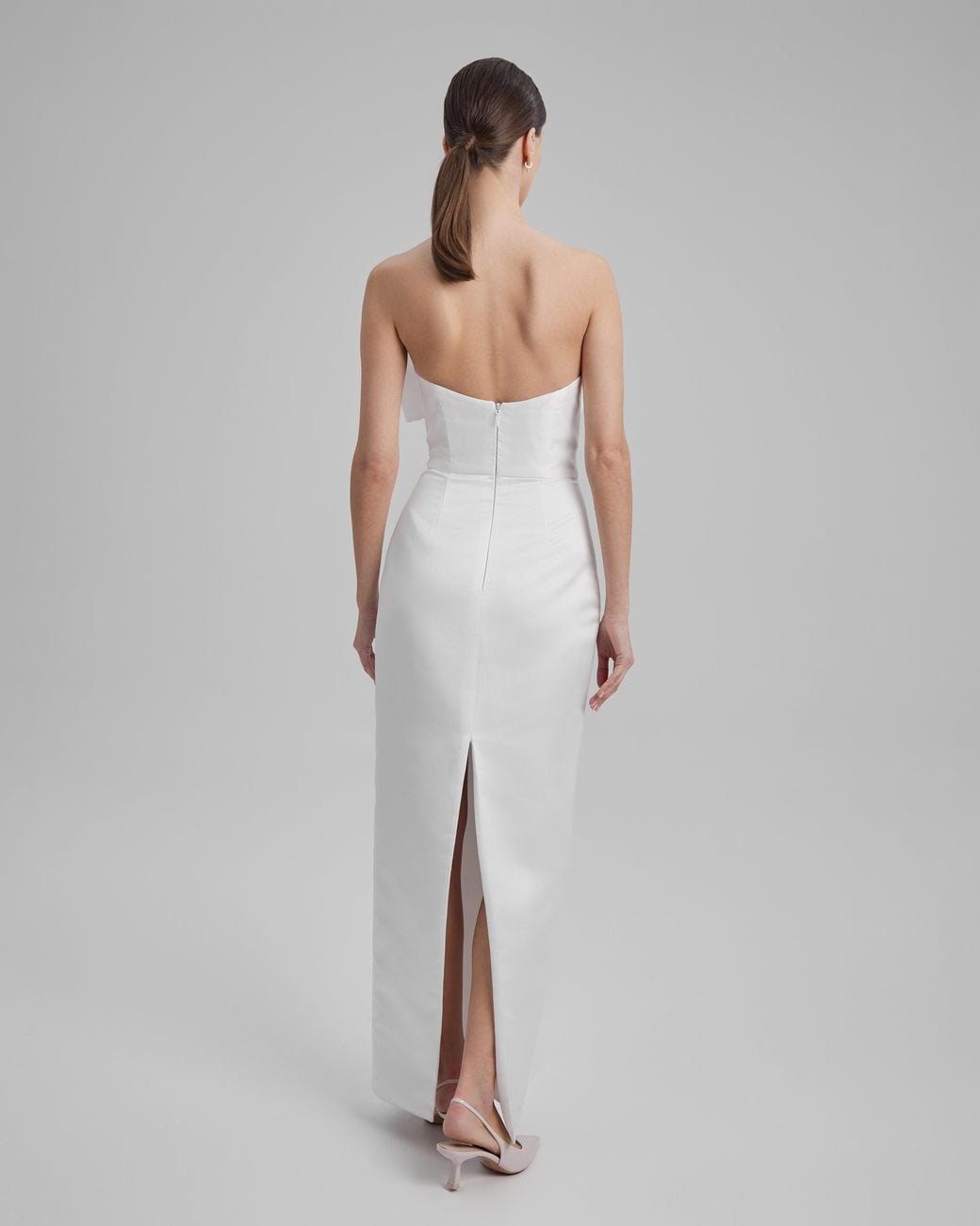 Baé Special Moments White Gigi Dress + Small Bow