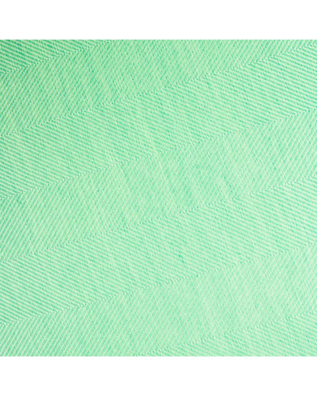 Kinalba Green Marquee Spring Herringbone Cashmere & Silk Stole