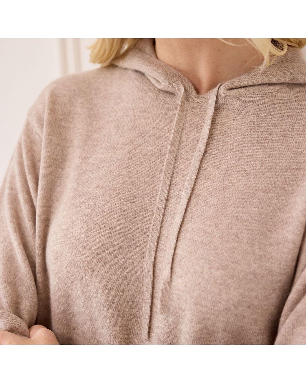 Cove Natural Cashmere Fawn Hoodie