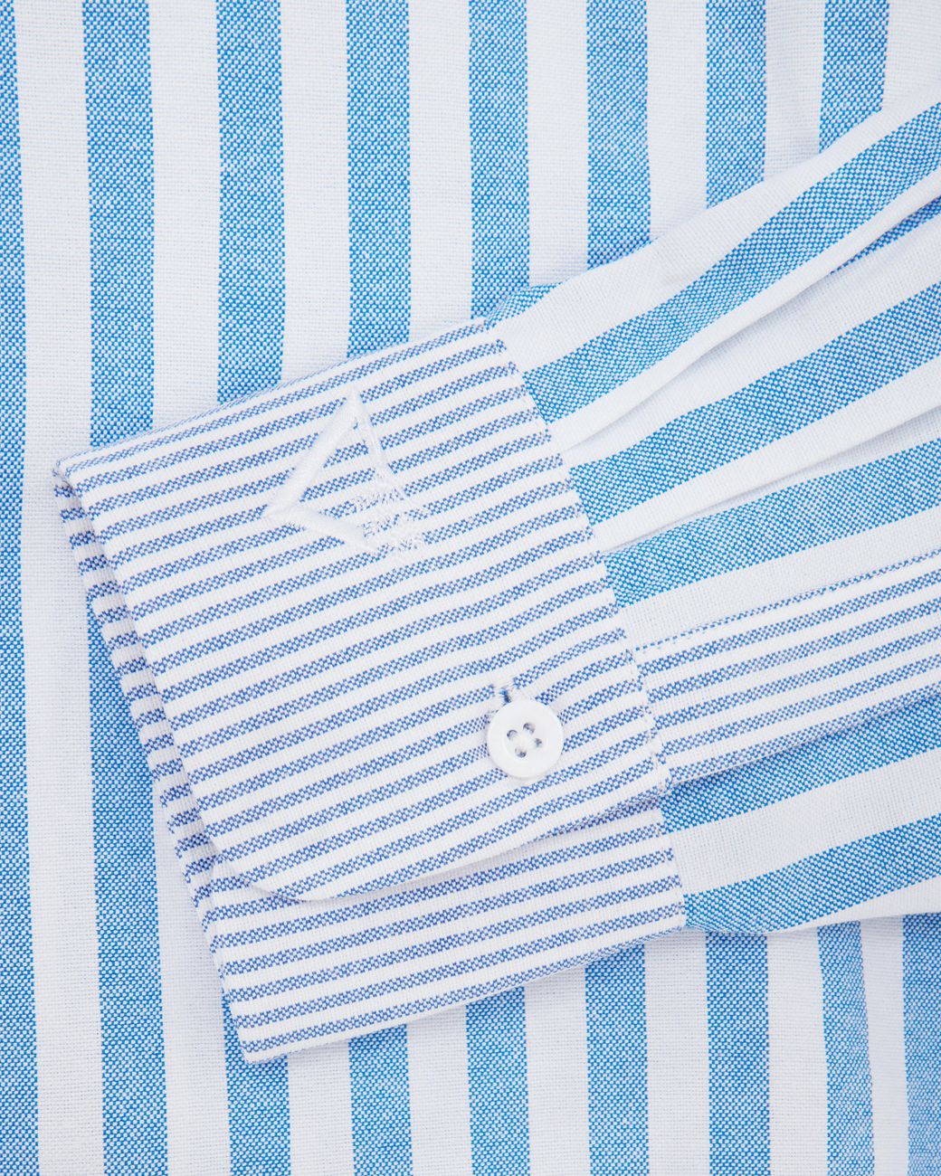 Hay Life Blue Bailey Multi Stripe Oversized Shirt