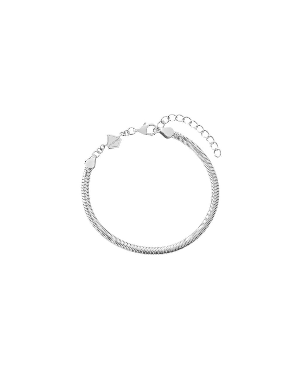 Vanhi Metallic Estelle Herringbone Chain Bracelet