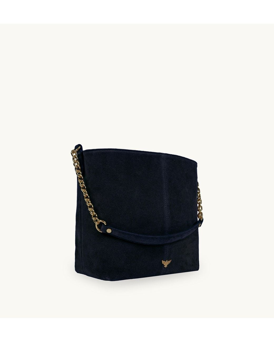 Apatchy London Black The Izzie Suede Bag