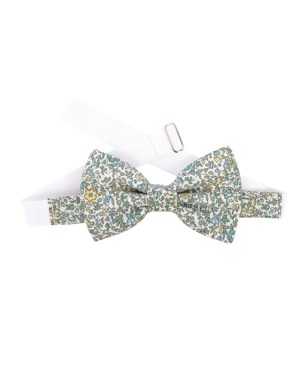 LE COLONEL Green Liberty Lime Katie & Millie Kid Bow Tie for men