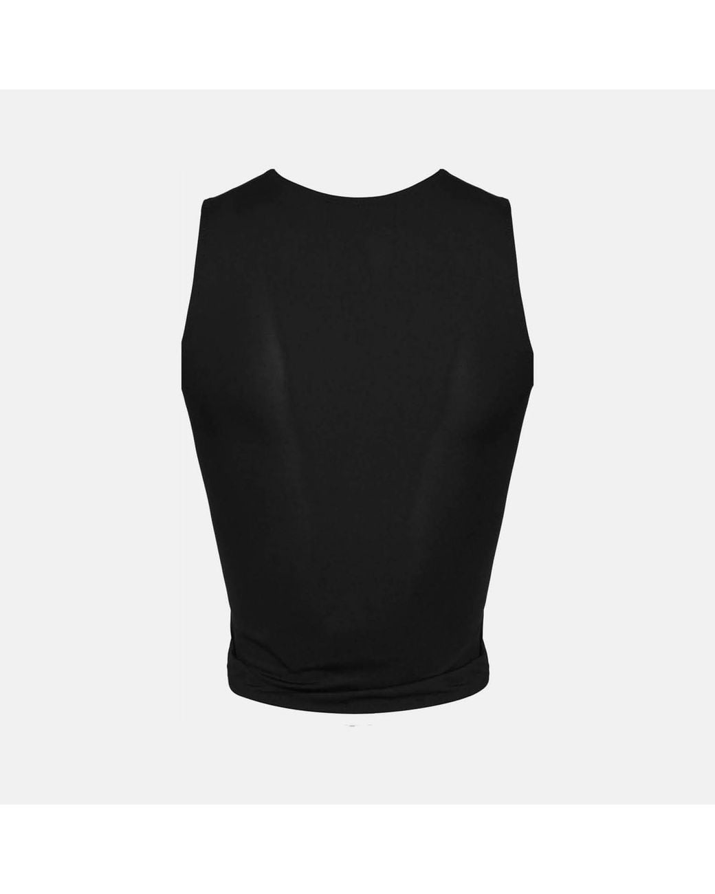 OW Collection Black Chiara Cut Out Sleeveless Top