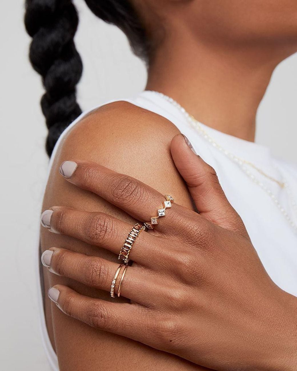 Argento Vivo Metallic The Martina Cz Ring