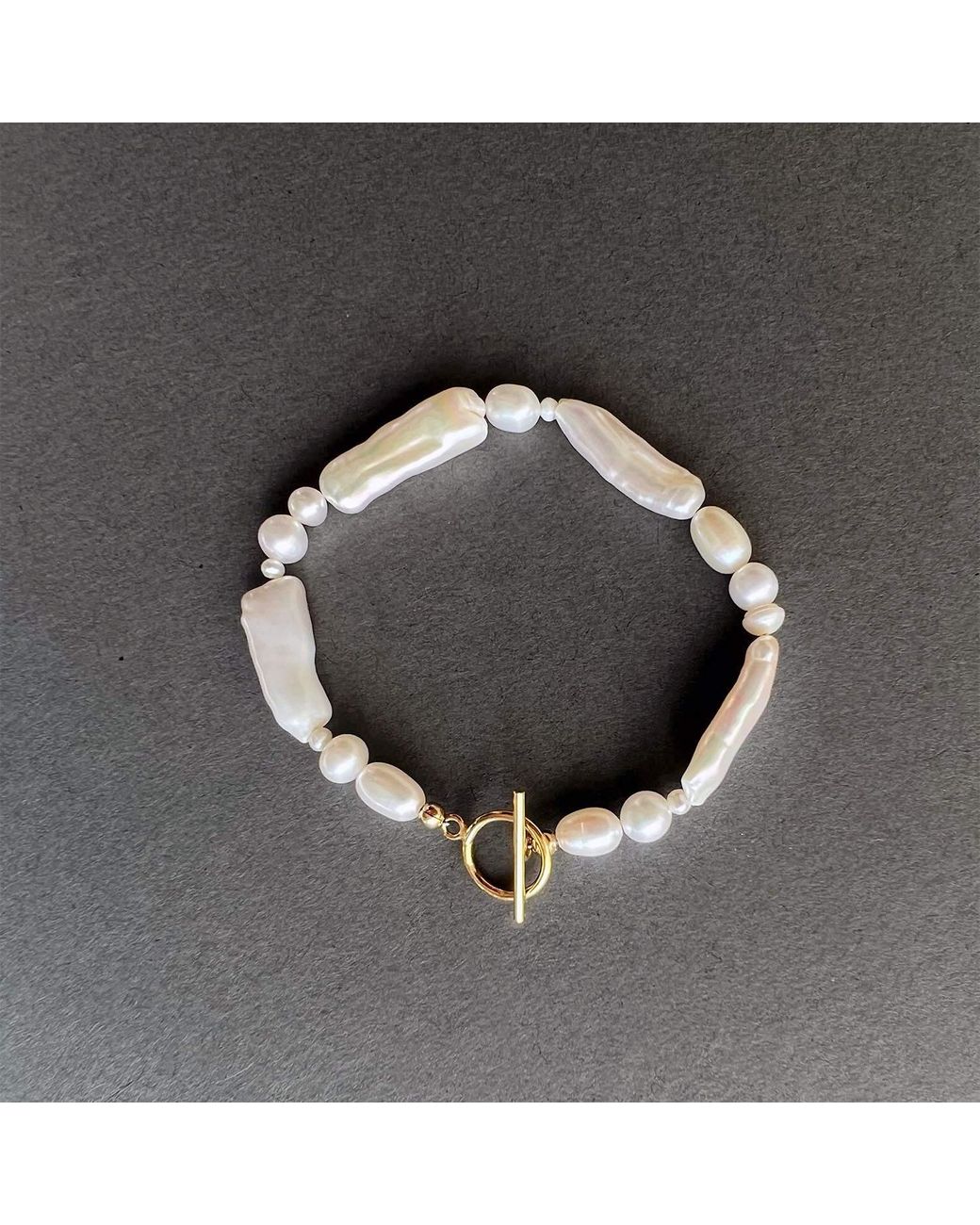 Astor & Orion Metallic Freshwater Keishi Pearl Bracelet Clasp