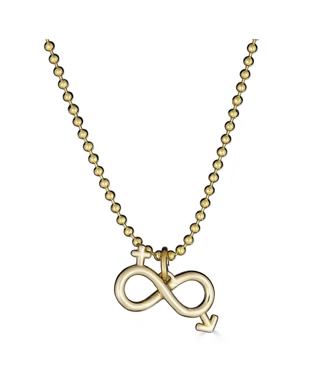 Passionate Protest Collection Metallic Gender Eternity Pendant