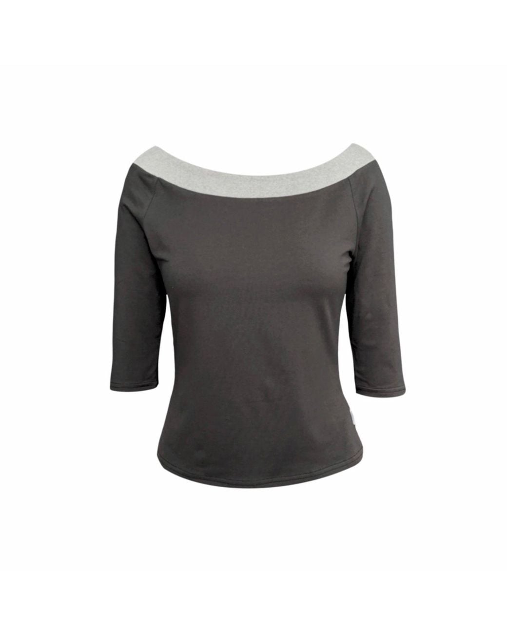 Frock Tales Gray Boating Top