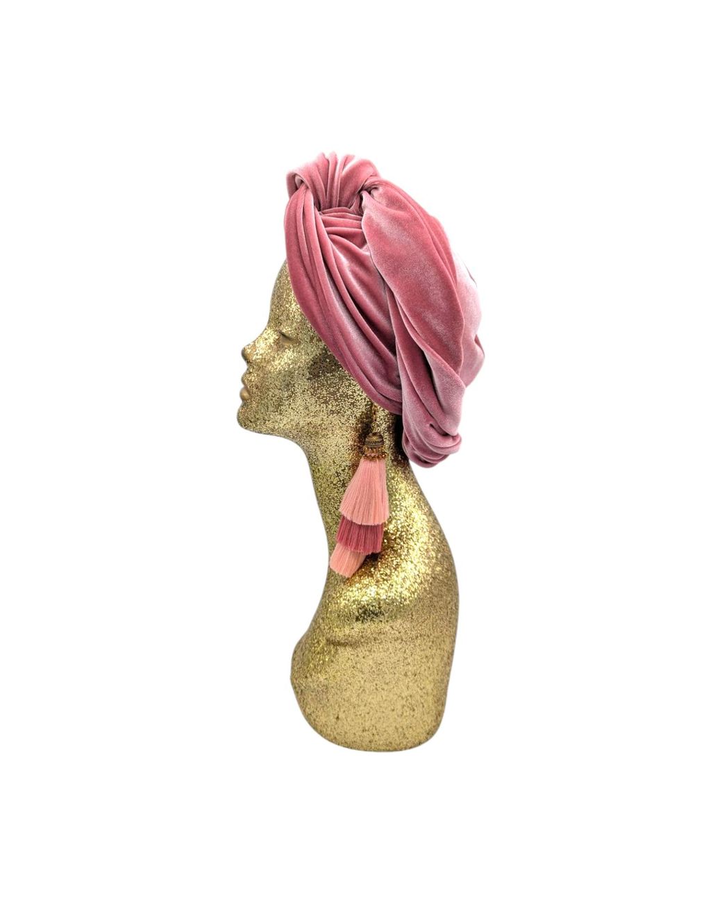 Julia Clancey Red Dusky Swinglette Turban