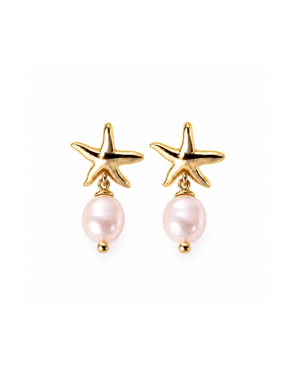 Lalinde Metallic Starfish Earrings