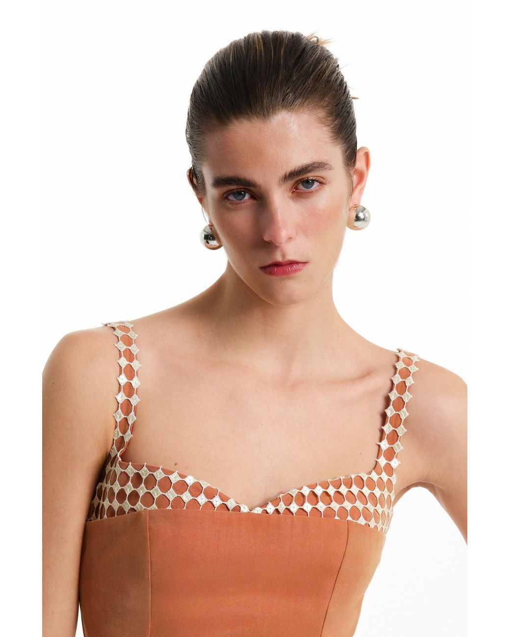 Saint Ones Brown Sol Dress