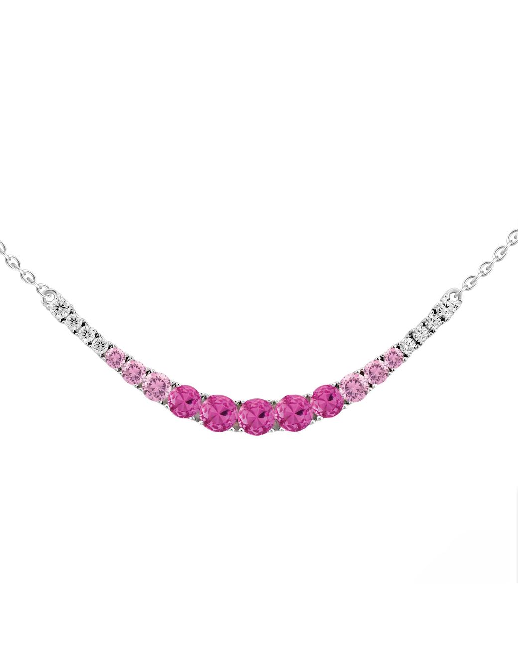 Arte Madrid Pink Sierra Ridgeline Necklace