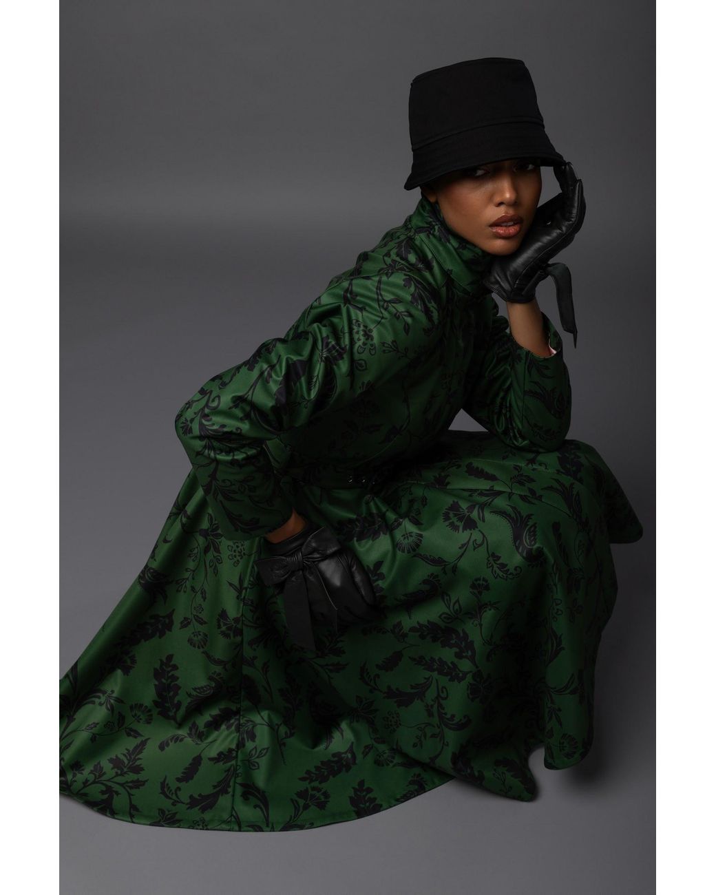 RainSisters Green Winter Coat