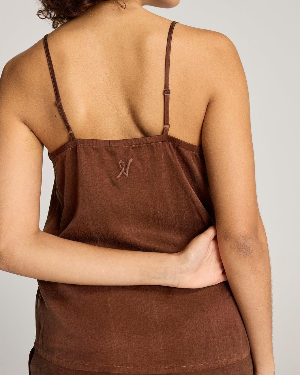 Nudea Brown Eco-Luxe Strappy Cami