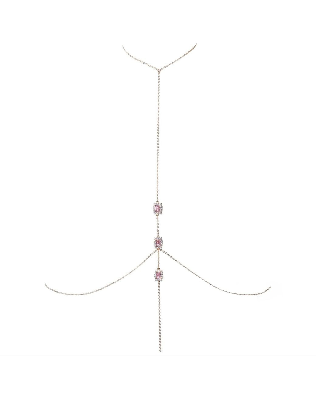 Studio Baloge White Carré Body Chain