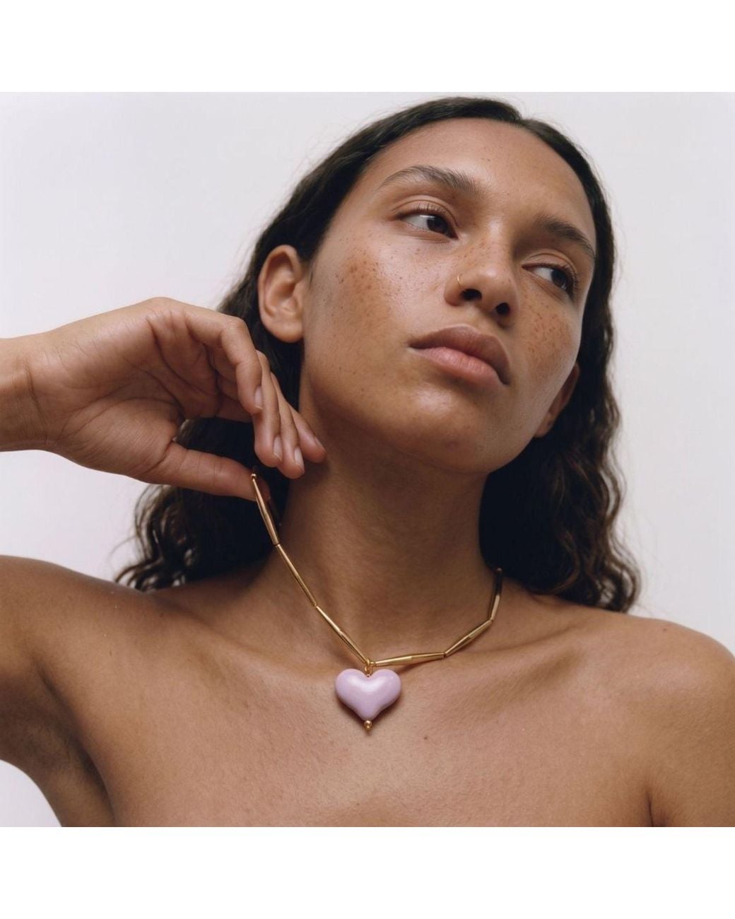 Tohum Design Metallic Cuore Necklace – Bubble