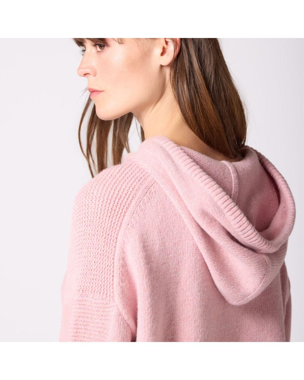 Mamu Dream Pink Alpaca Wool Hoodie