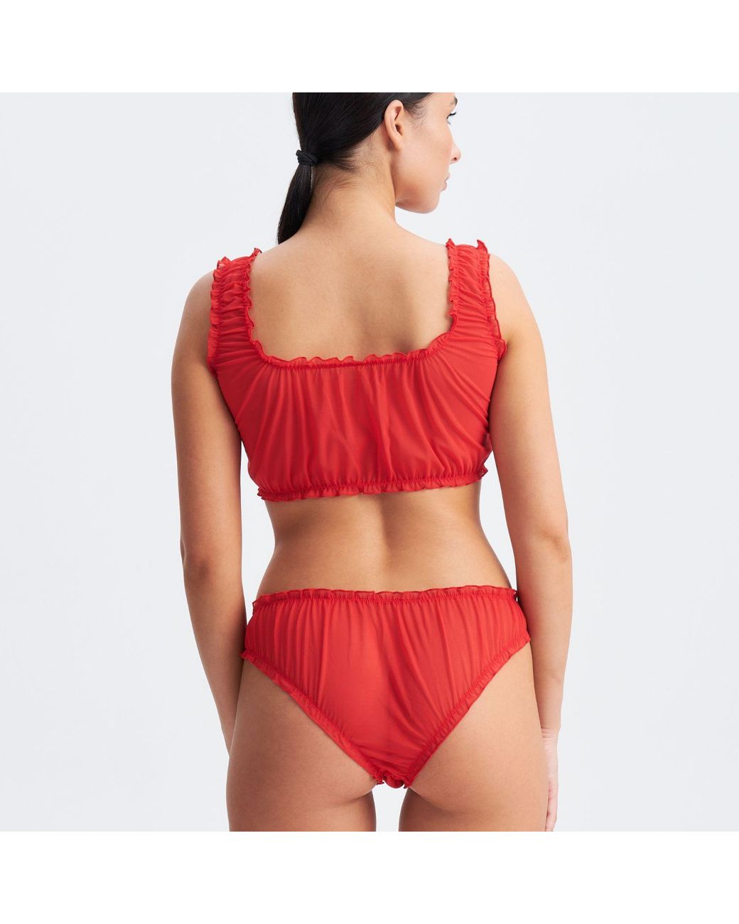 Daily Underwear Red Panties Marshmallow