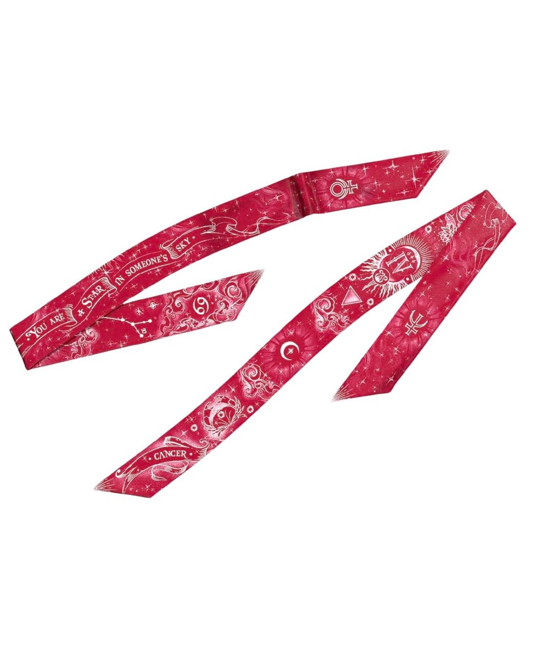 Silk&Soul Red Cancer Zodiac Twilly