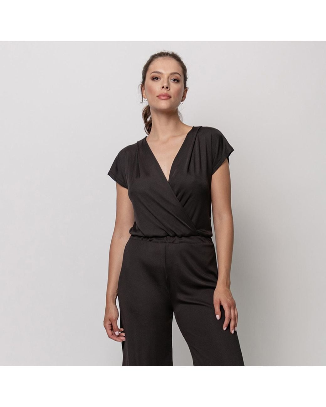 Oh!Zuza Blue Jumpsuit With Short Sleeves